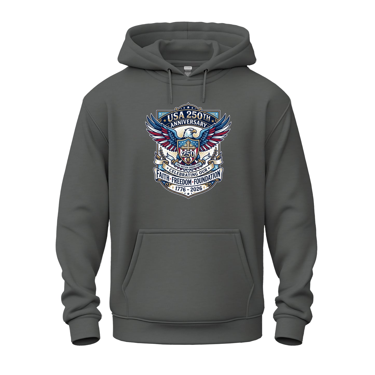 250 Years, One Nation Under God Unisex Heavy Blend™ Hooded Sweatshirt