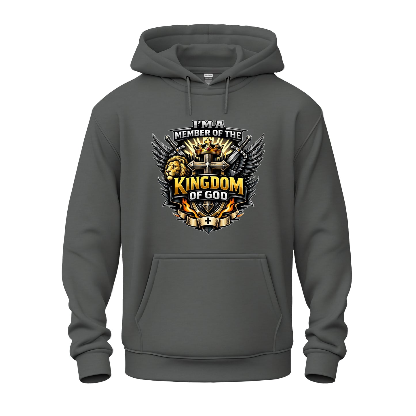Bold & Warrior-Driven Member of the Kingdom of God Unisex Heavy Blend™ Hooded Sweatshirt