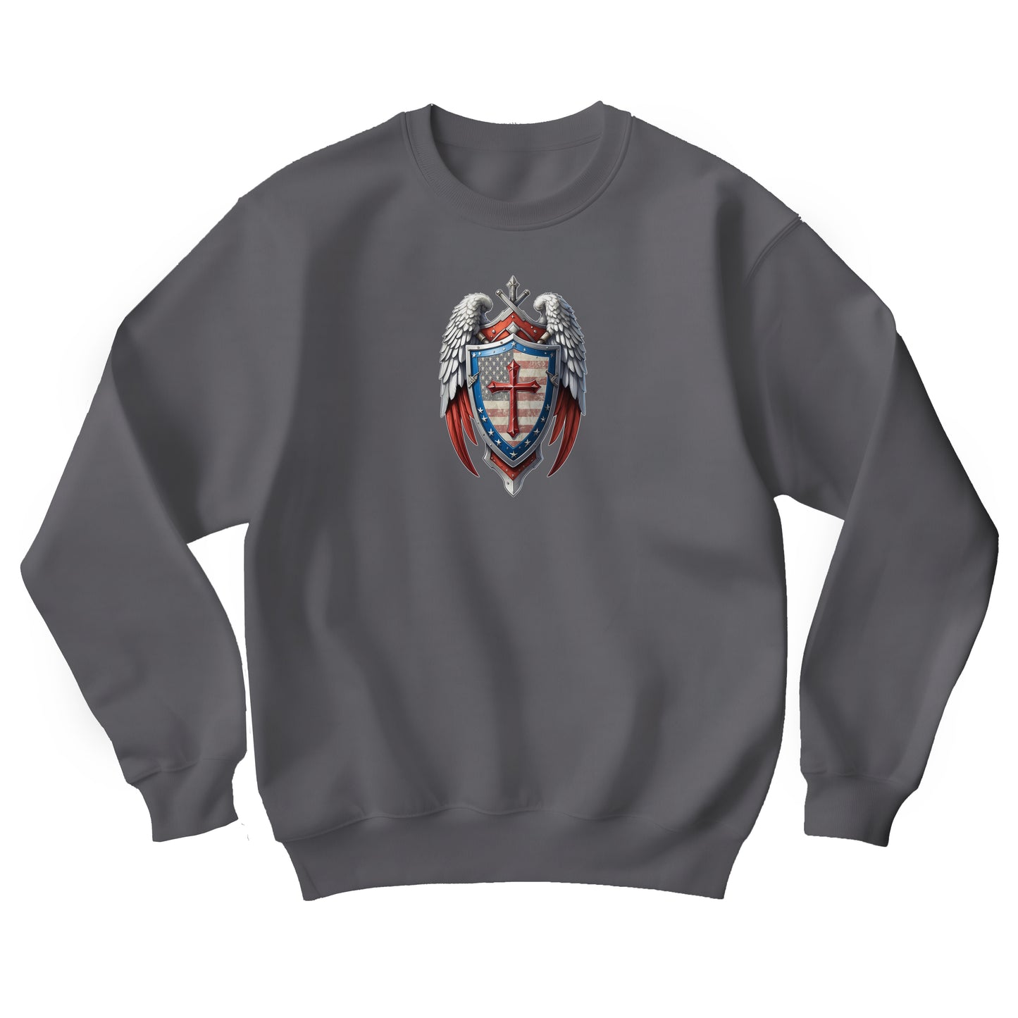Winged Guardian Unisex Heavy Blend™ Crewneck Sweatshirt