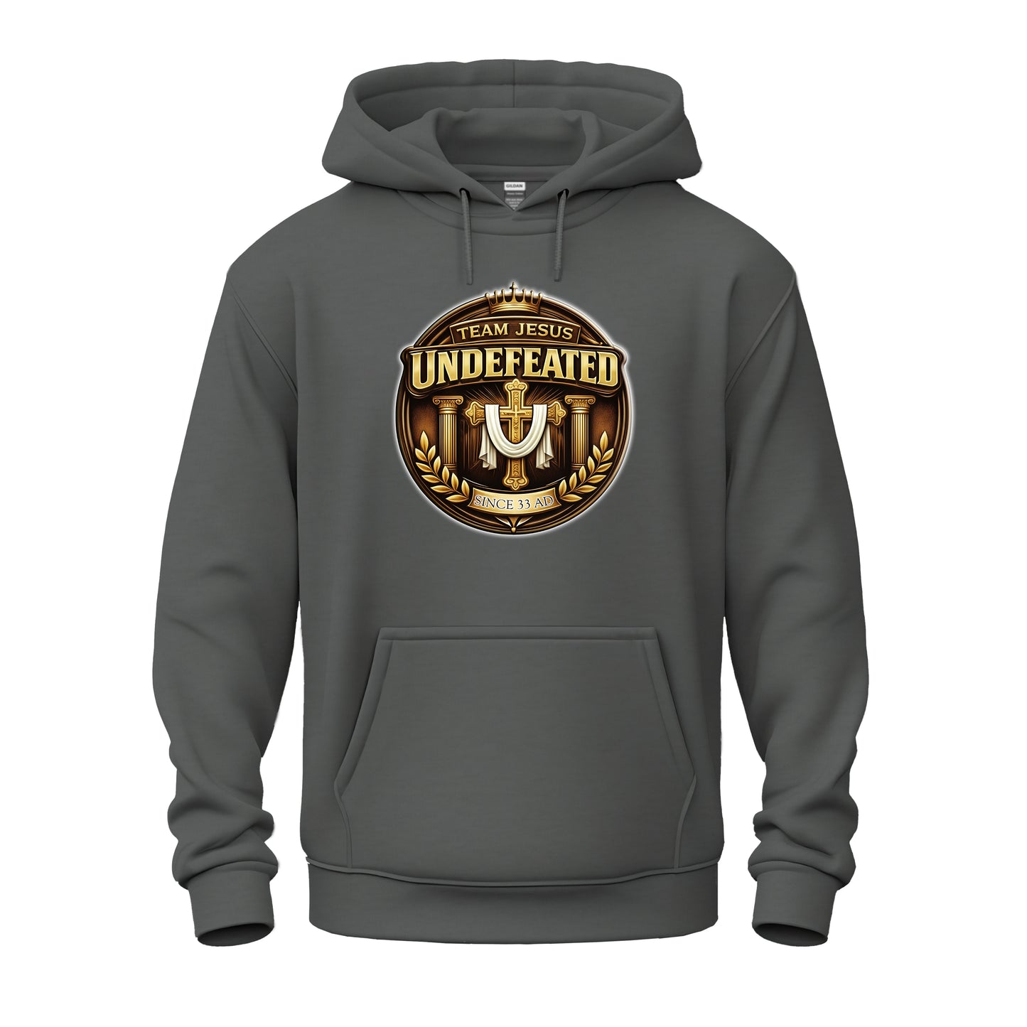 Team Jesus, Undefeated Since 33 AD Unisex Heavy Blend™ Hooded Sweatshirt