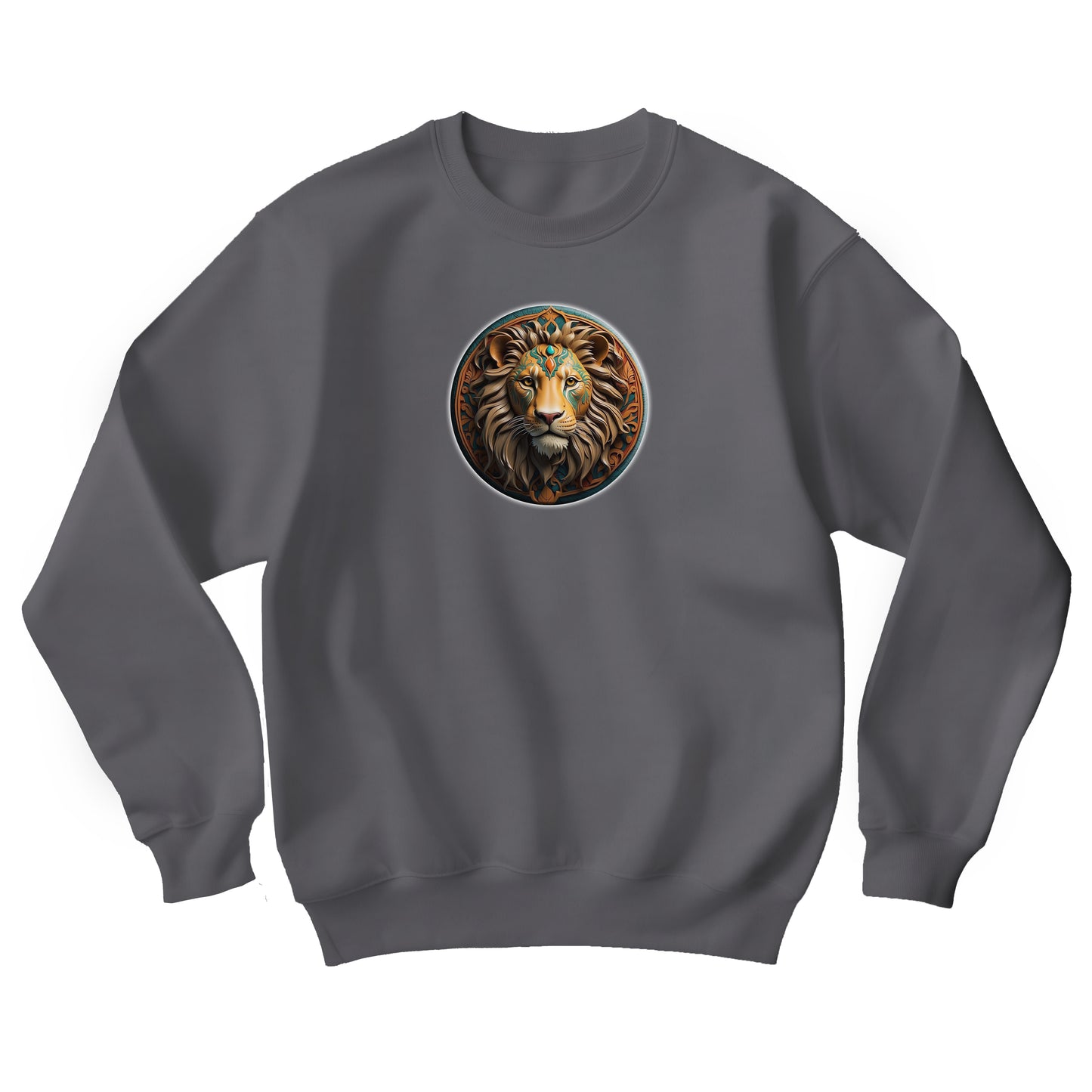 Majestic Redeemer Lion of Judah  Unisex Heavy Blend™ Crewneck Sweatshirt