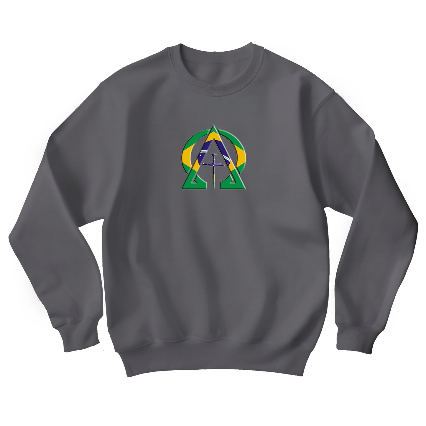 Alpha & Omega Brazil Unisex Heavy Blend™ Crewneck Sweatshirt