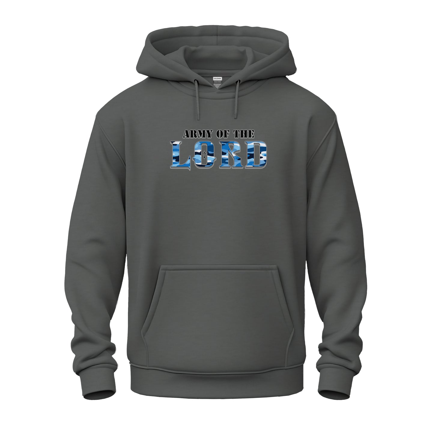Army Of The Lord Blue Camo Unisex Heavy Blend™ Hooded Sweatshirt