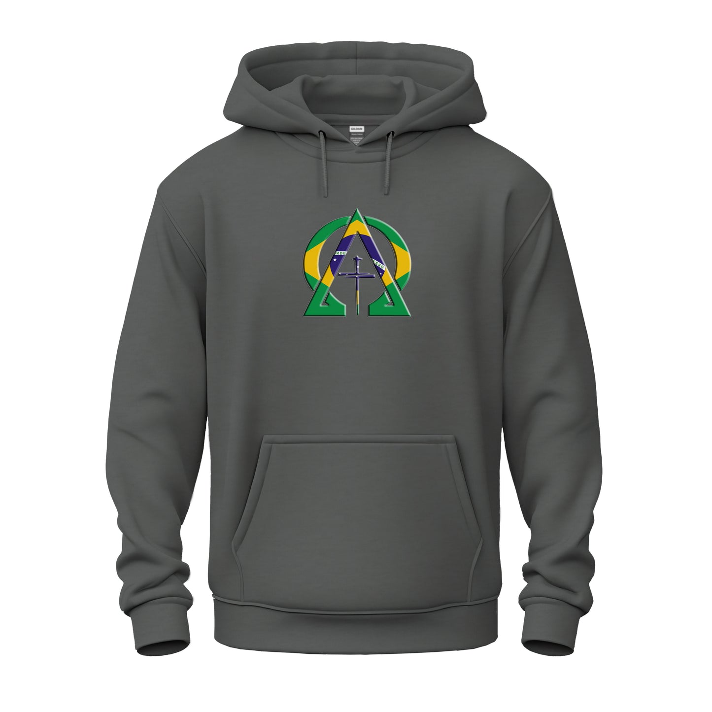 Alpha & Omega Brazil Unisex Heavy Blend™ Hooded Sweatshirt