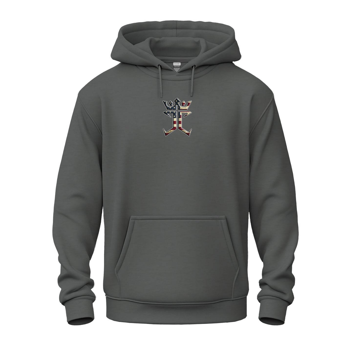 Jesus Christ Is King In The USA Vintage Unisex Heavy Blend™ Hooded Sweatshirt