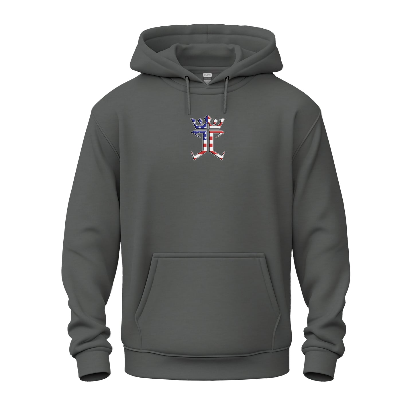 Jesus Christ is King USA logo Unisex Heavy Blend™ Hooded Sweatshirt