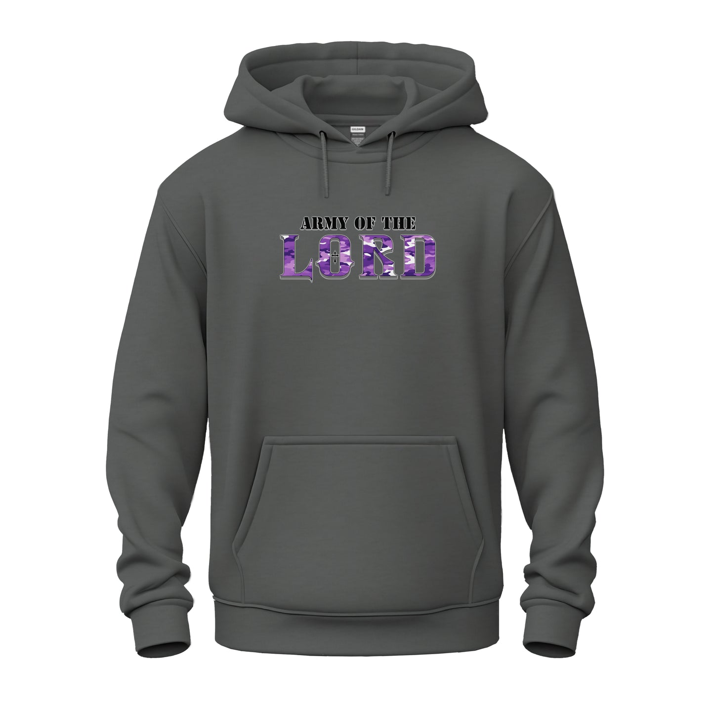 Army Of The Lord Purple Camo Unisex Heavy Blend™ Hooded Sweatshirt