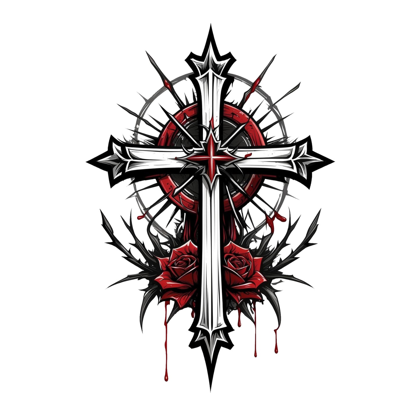 Thorned Redemption Edgy Christian Unisex Short Sleeve Tee