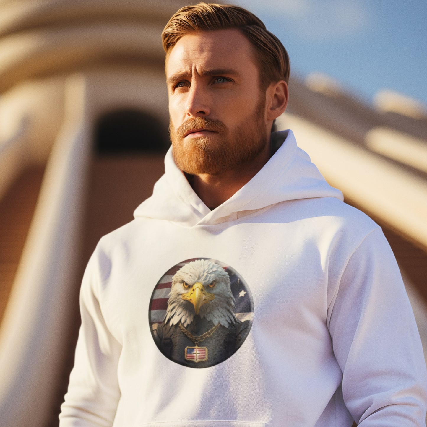 Golden Sentinel Unisex Heavy Blend™ Hooded Sweatshirt