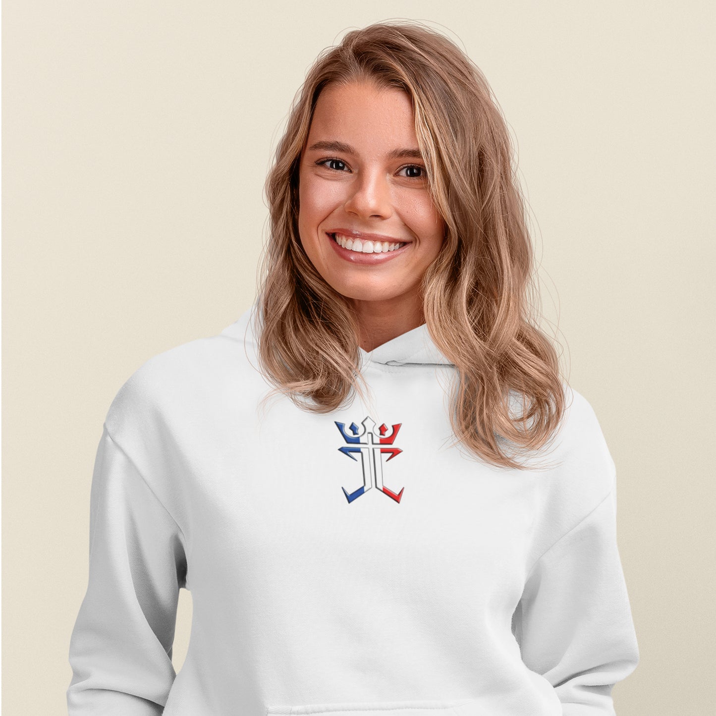 Jesus Christ Is King In France Unisex Heavy Blend™ Hooded Sweatshirt