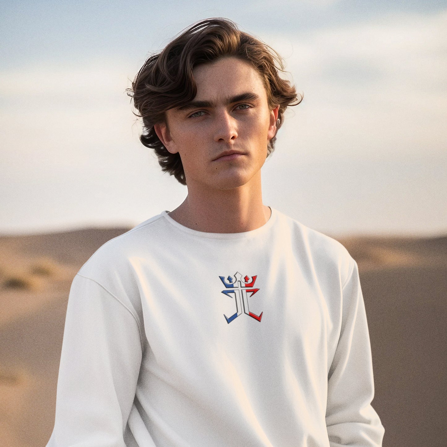 Jesus Christ is King of France Unisex Heavy Blend™ Crewneck Sweatshirt