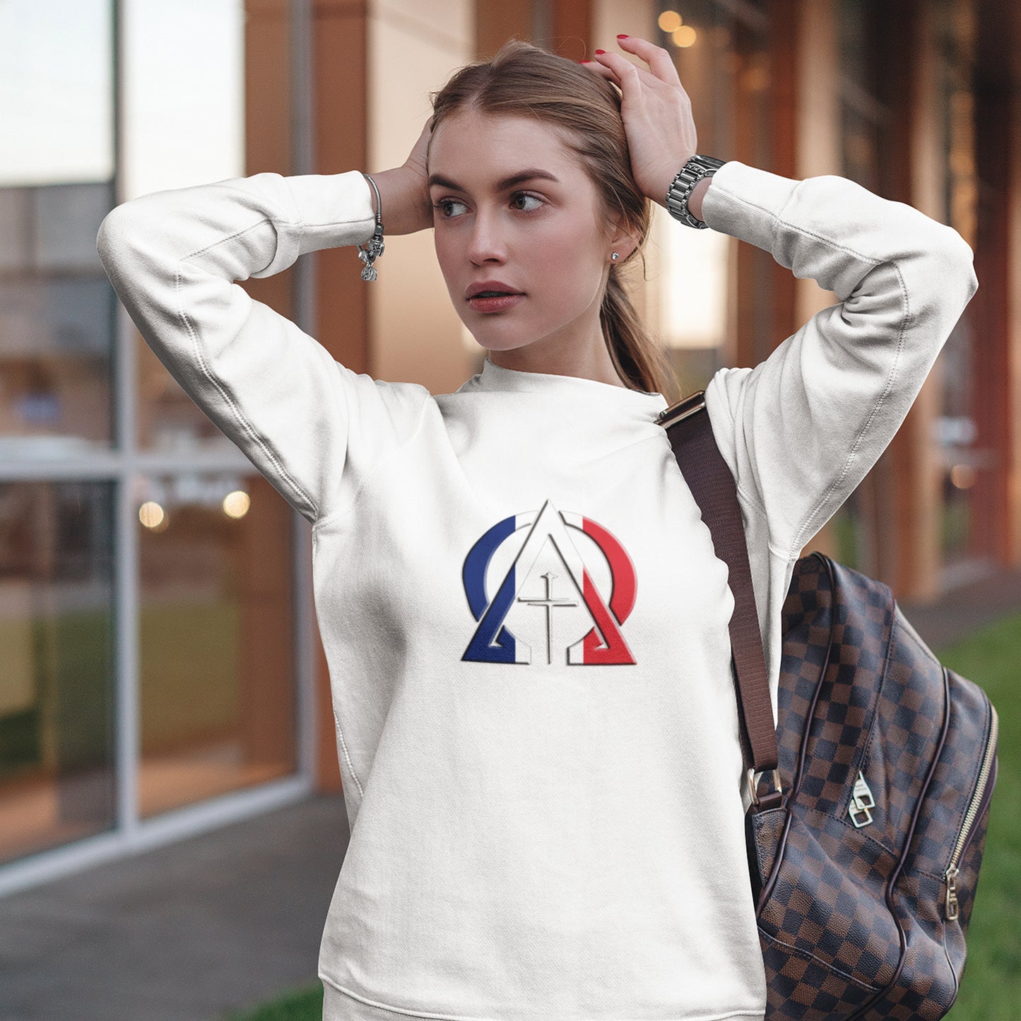 Alpha & Omega France Unisex Heavy Blend™ Crewneck Sweatshirt