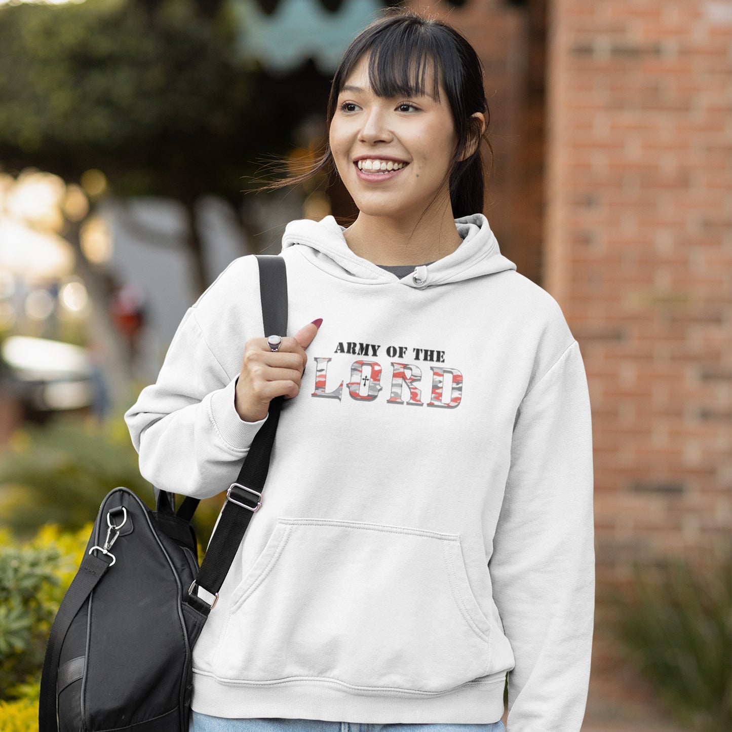 Army Of The Lord Red Camo Unisex Heavy Blend™ Hooded Sweatshirt