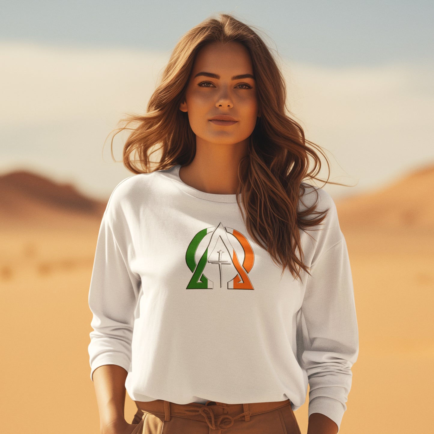Alpha & Omega Ireland Unisex Heavy Blend™ Crewneck Sweatshirt
