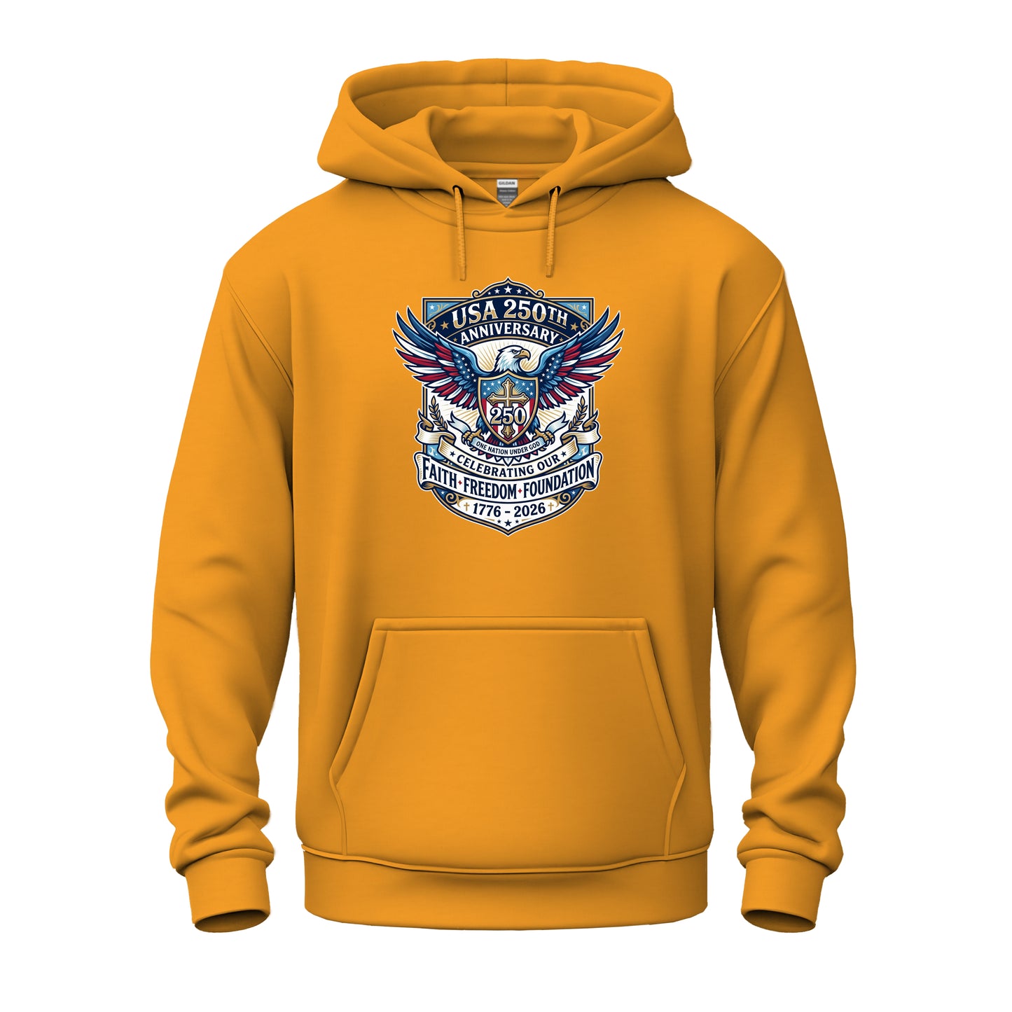 250 Years, One Nation Under God Unisex Heavy Blend™ Hooded Sweatshirt