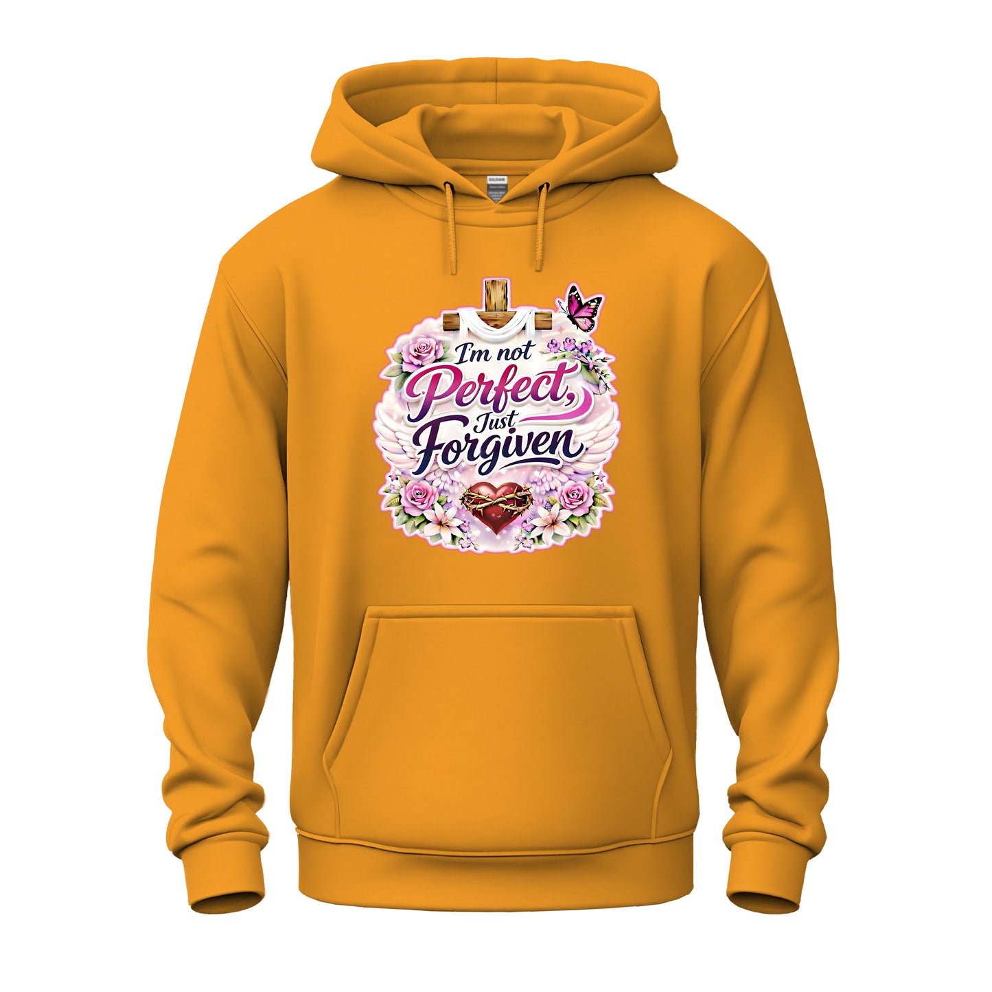 I'm Not Perfect, Just Forgiven Nature Edition Christian Unisex Heavy Blend™ Hooded Sweatshirt