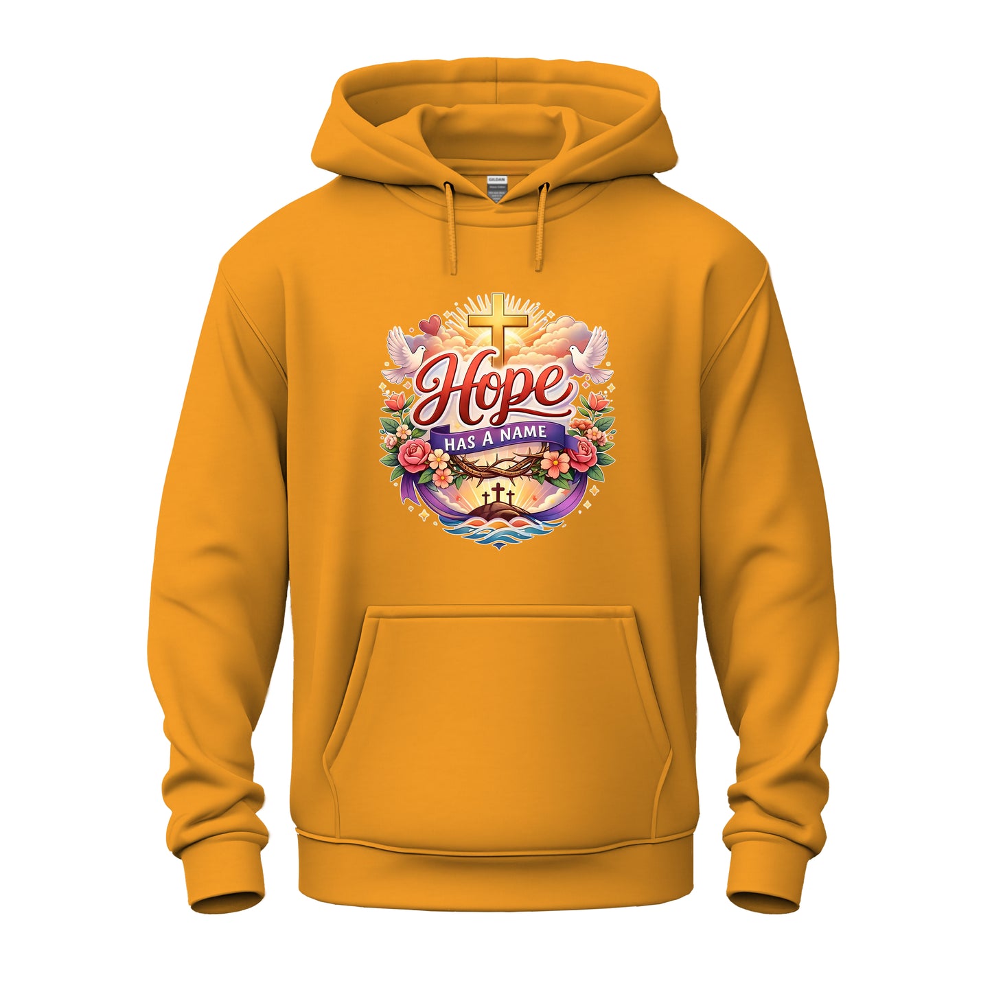 Hope Has A Name Nature Edition Christian Unisex Heavy Blend™ Hooded Sweatshirt