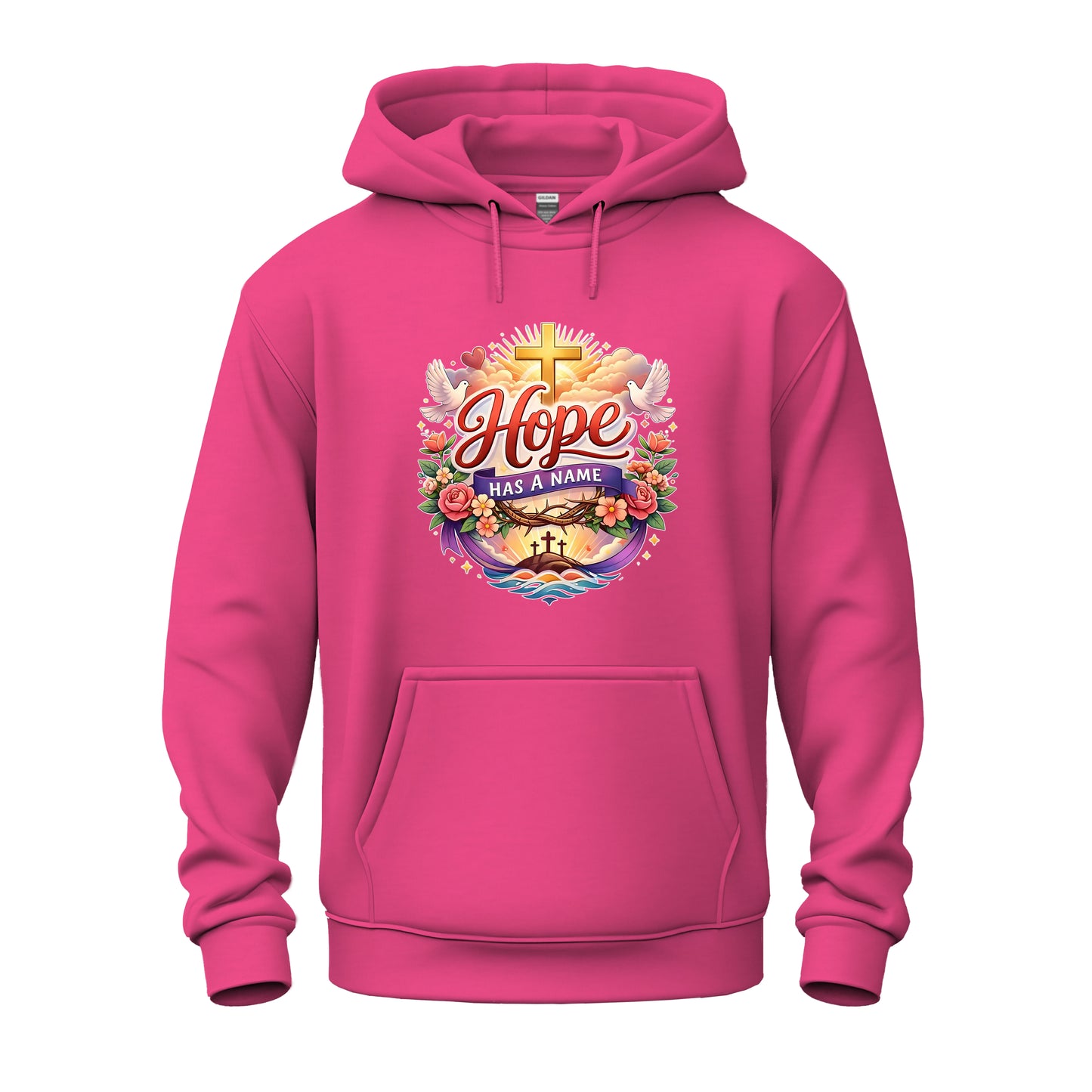 Hope Has A Name Nature Edition Christian Unisex Heavy Blend™ Hooded Sweatshirt