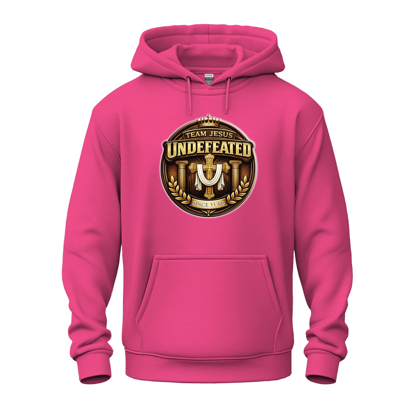 Team Jesus, Undefeated Since 33 AD Unisex Heavy Blend™ Hooded Sweatshirt