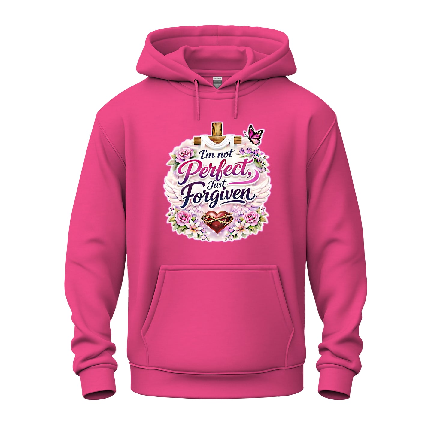 I'm Not Perfect, Just Forgiven Nature Edition Christian Unisex Heavy Blend™ Hooded Sweatshirt