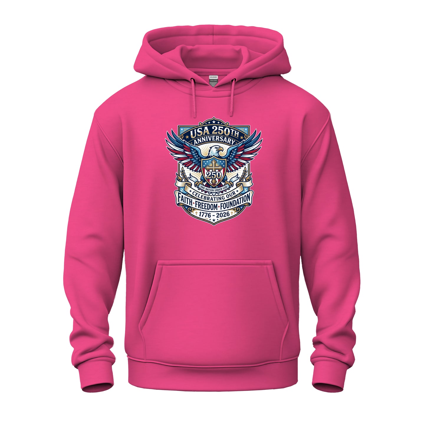 250 Years, One Nation Under God Unisex Heavy Blend™ Hooded Sweatshirt