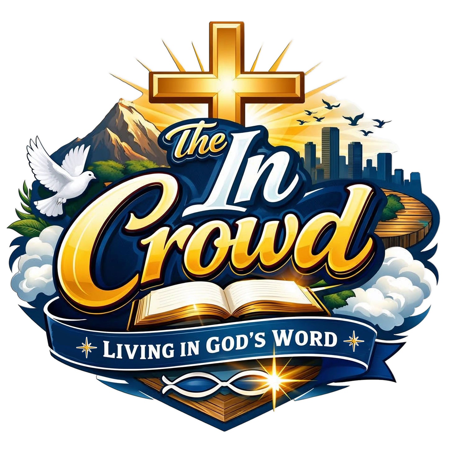 The In Crowd Christian  V-Neck Tee