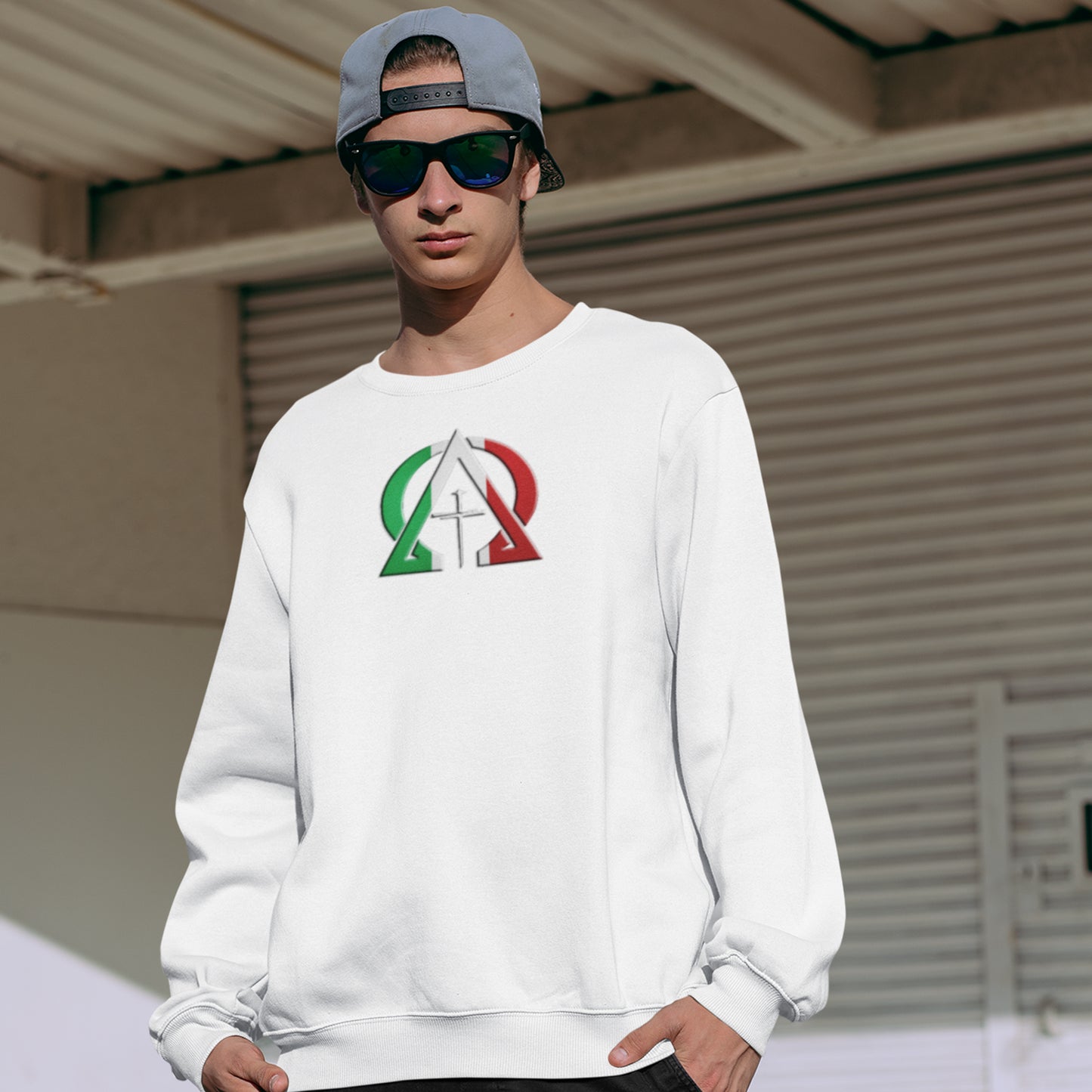 Alpha & Omega Italy Unisex Heavy Blend™ Crewneck Sweatshirt