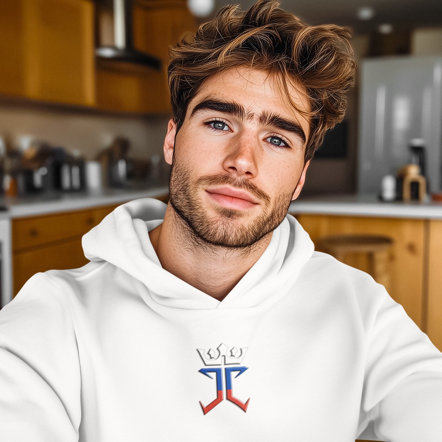 Jesus Christ Is King In Russia Unisex Heavy Blend™ Hooded Sweatshirt