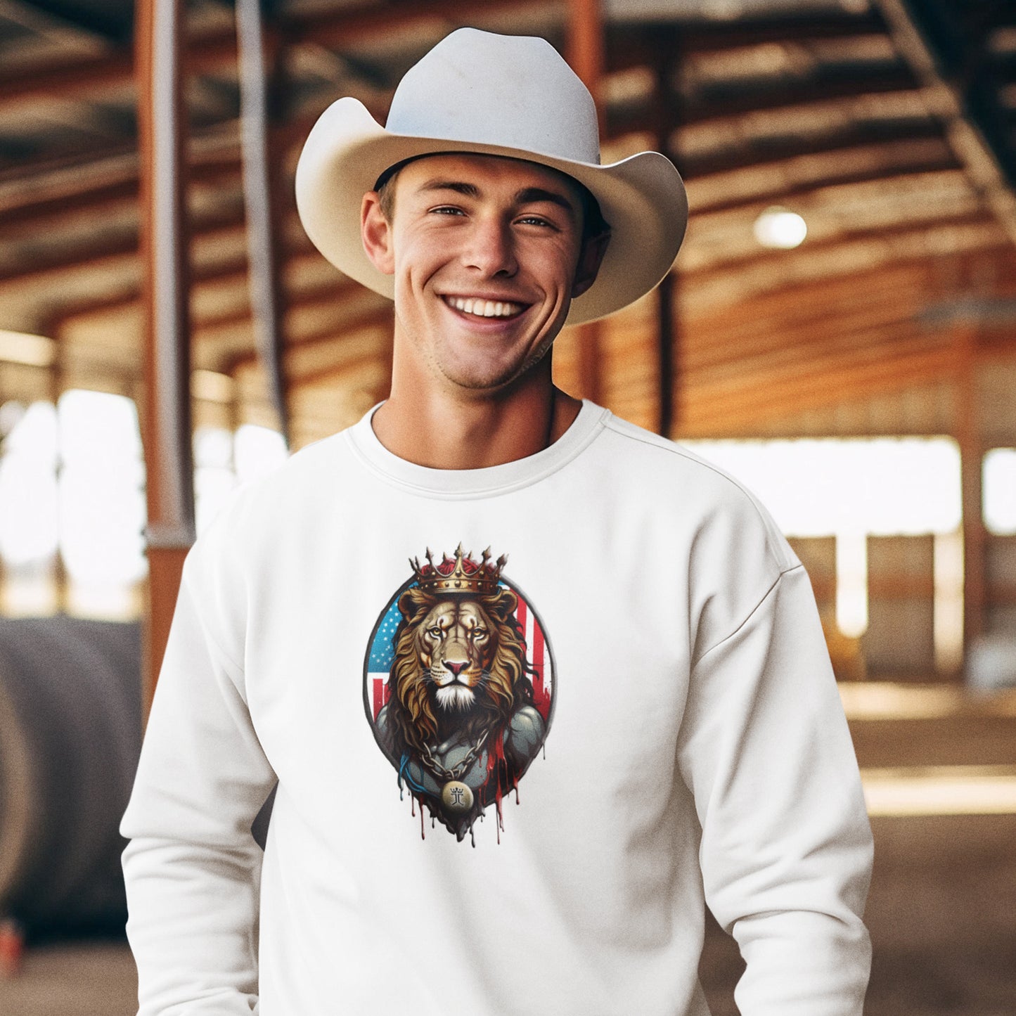 Royal Majesty  Lion of Judah  Unisex Heavy Blend™ Crewneck Sweatshirt