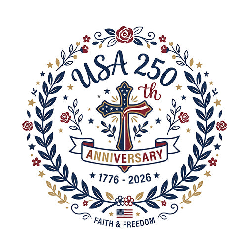 Ladies USA 250th Anniversary Classic Unisex Short Sleeve Tee