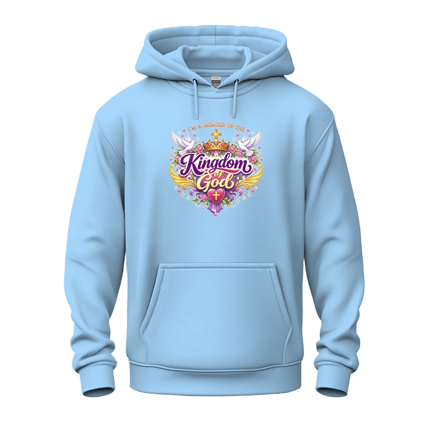 Graceful & Royal Member of the Kingdom of God Unisex Heavy Blend™ Hooded Sweatshirt