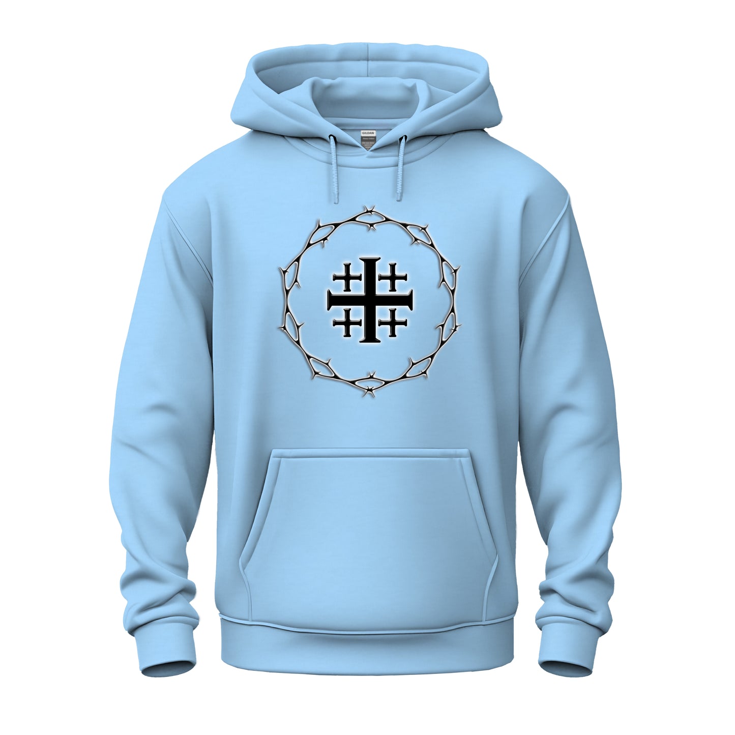 Circle of Thorn with Jerusalem Cross logo Unisex Heavy Blend™ Hooded Sweatshirt