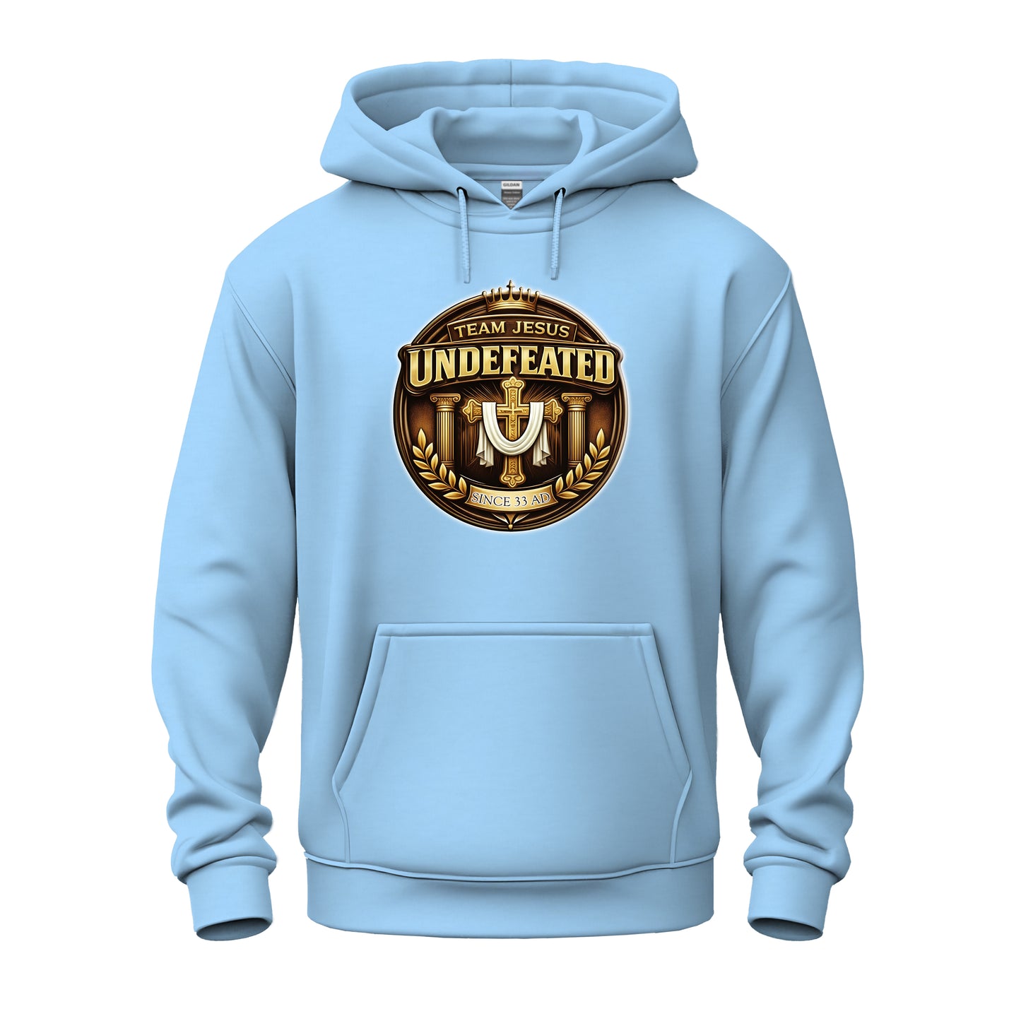 Team Jesus, Undefeated Since 33 AD Unisex Heavy Blend™ Hooded Sweatshirt