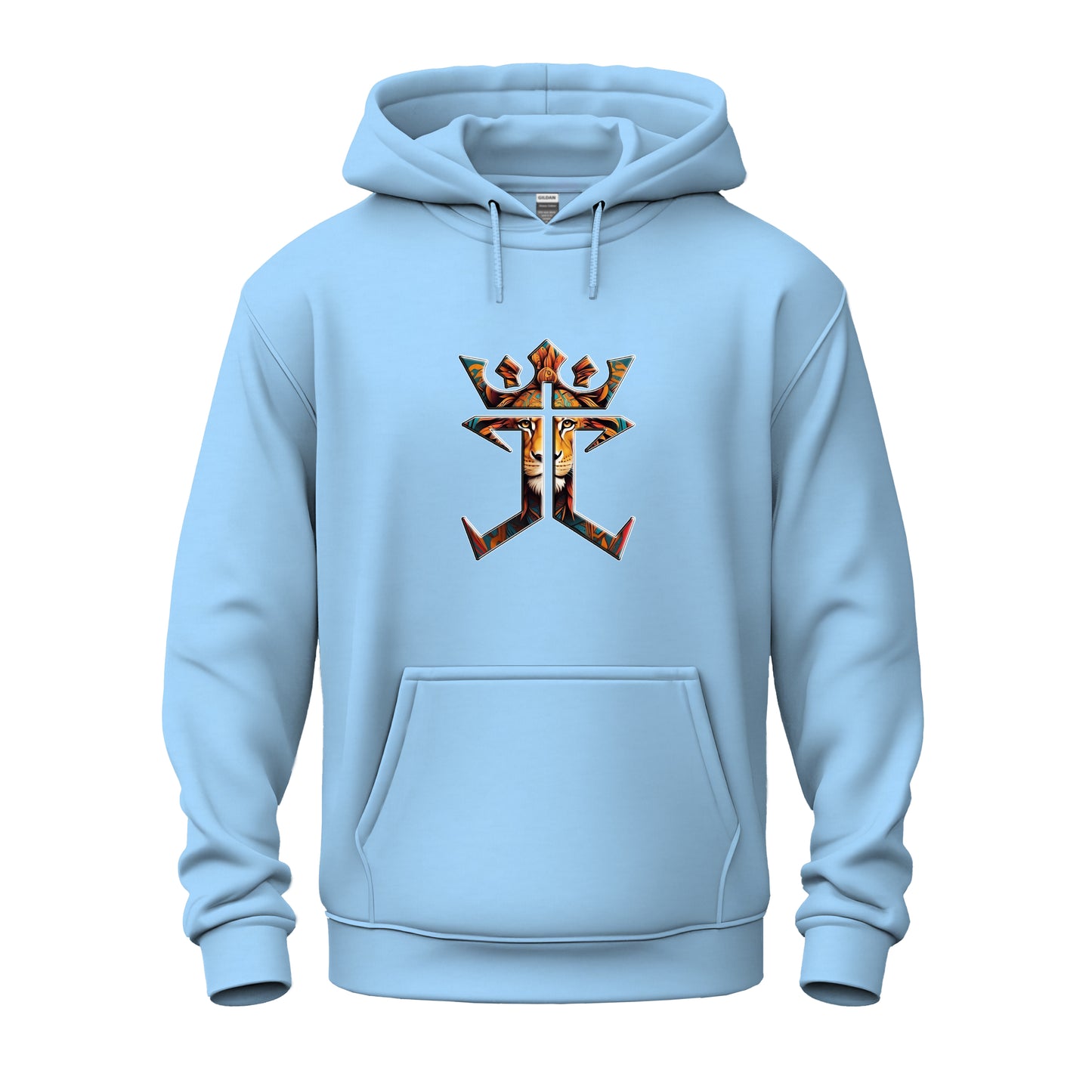 Jesus Christ Is King Lion Of Judah Logo Unisex Heavy Blend™ Hooded Sweatshirt