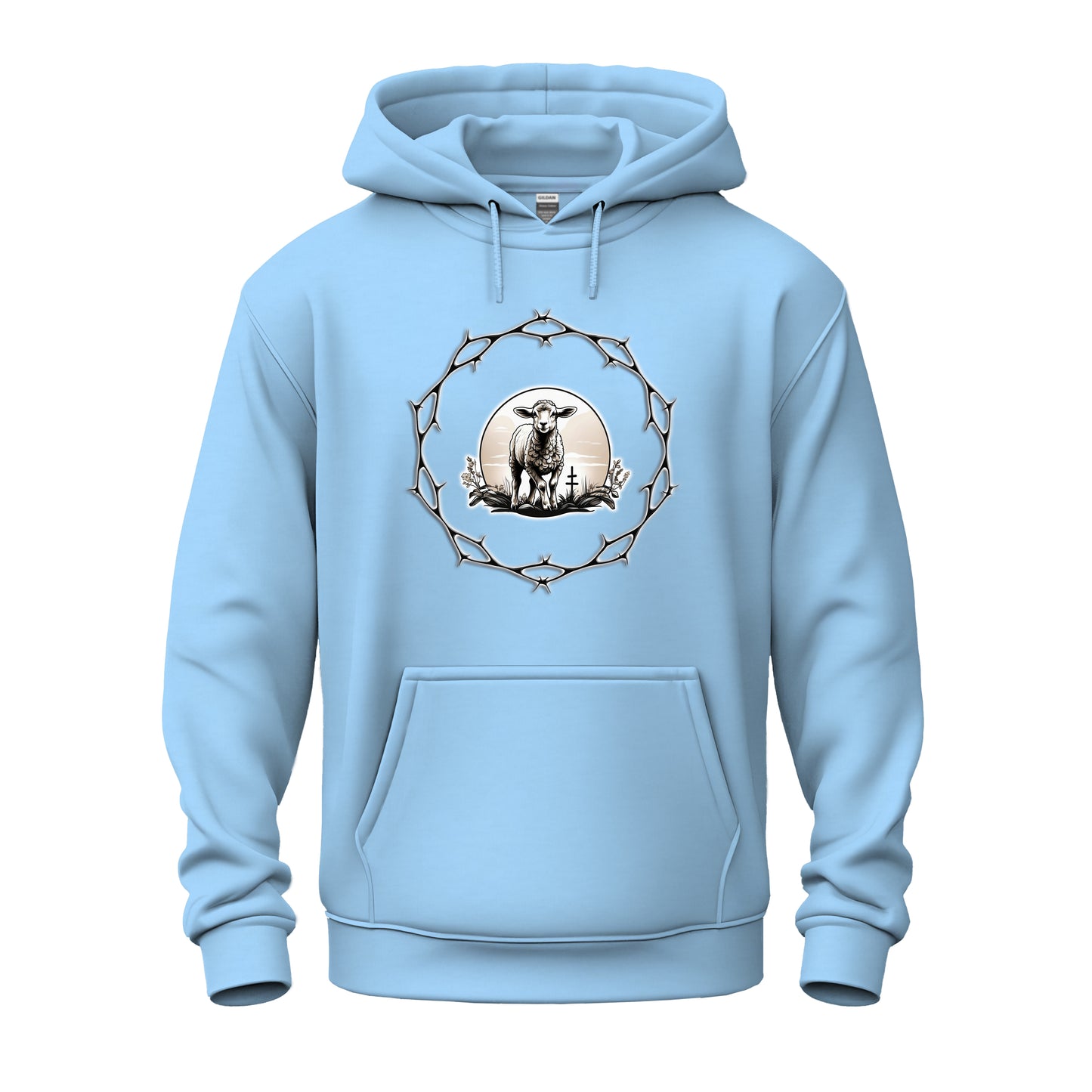 Circle of Thorn with Lamb logo Unisex Heavy Blend™ Hooded Sweatshirt