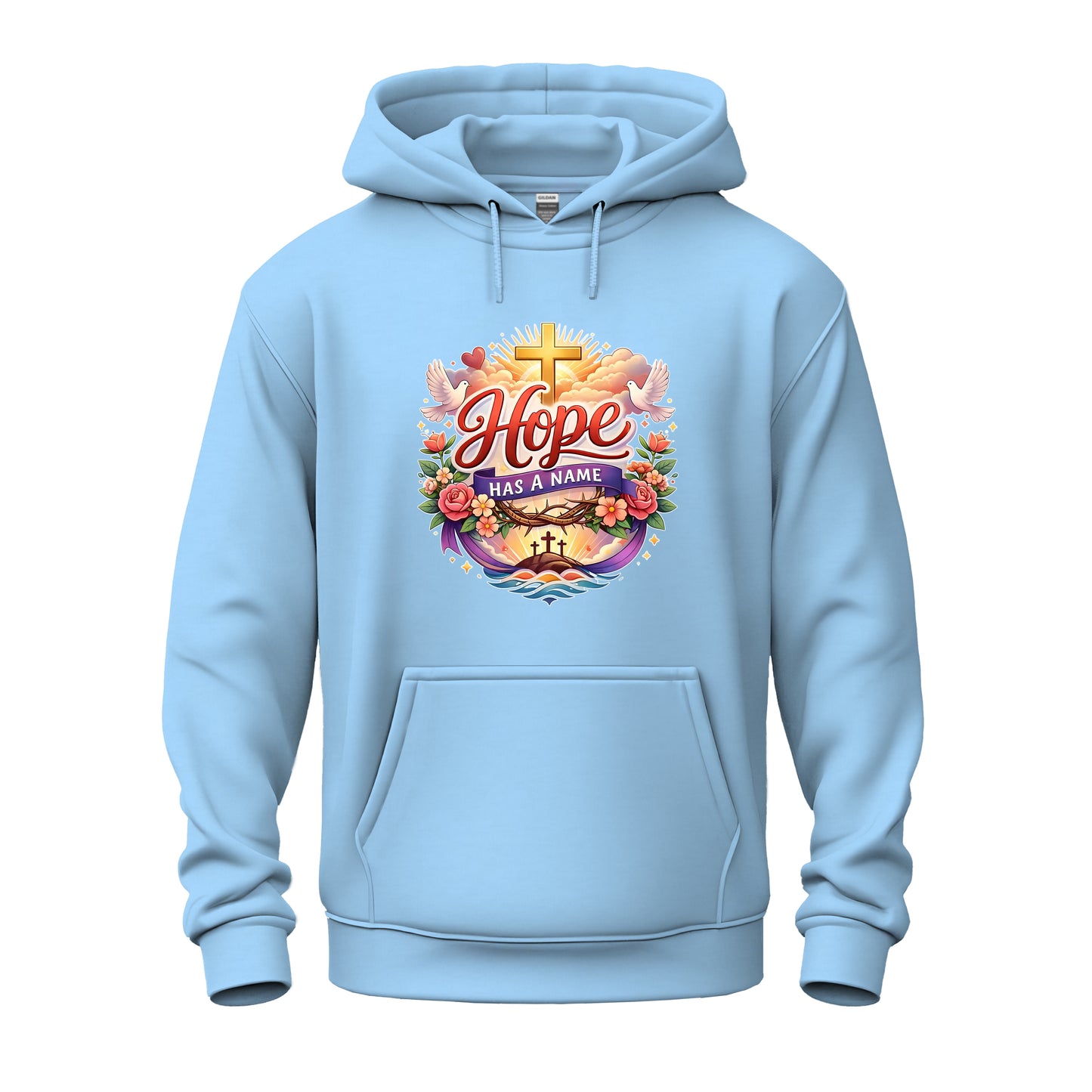Hope Has A Name Nature Edition Christian Unisex Heavy Blend™ Hooded Sweatshirt