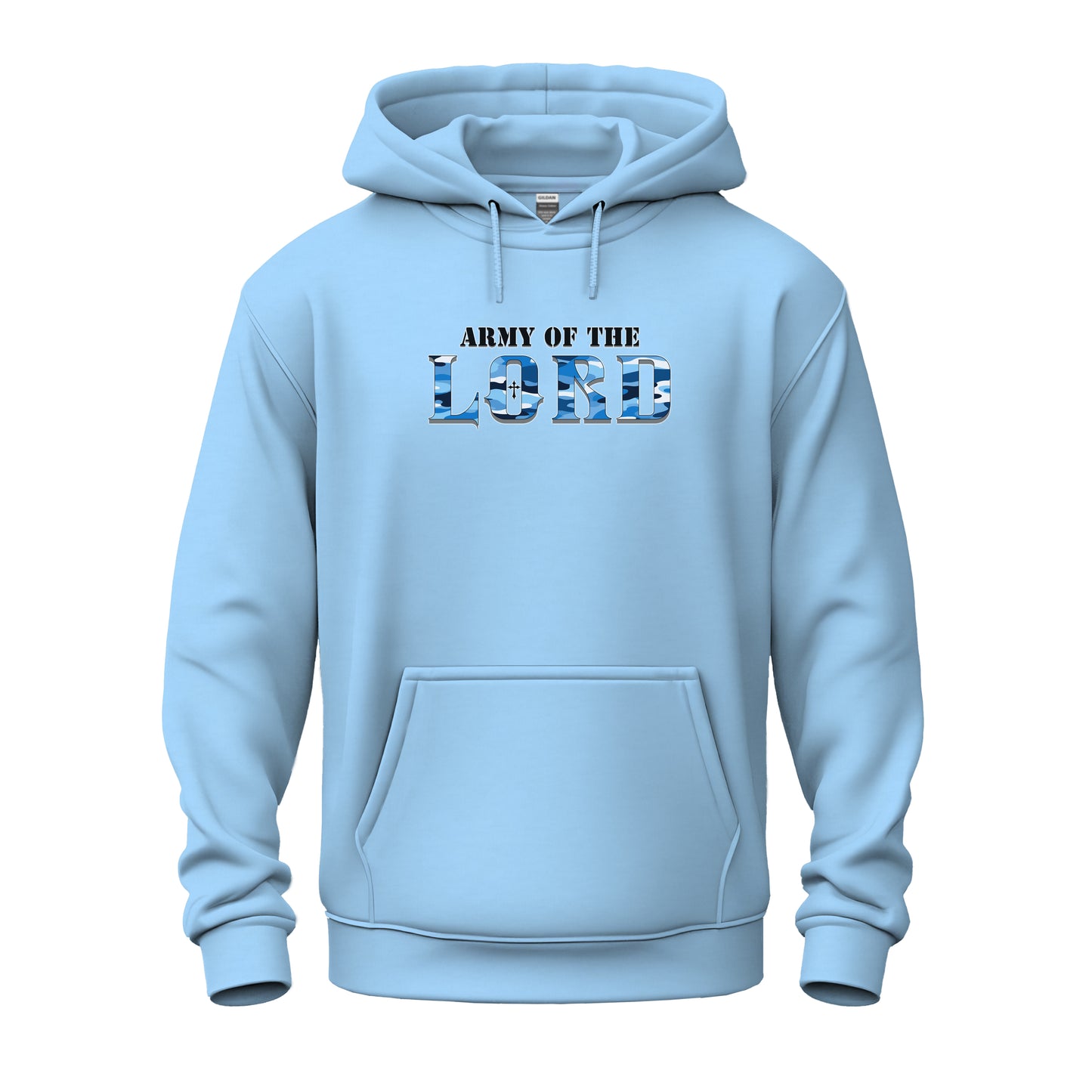 Army Of The Lord Blue Camo Unisex Heavy Blend™ Hooded Sweatshirt