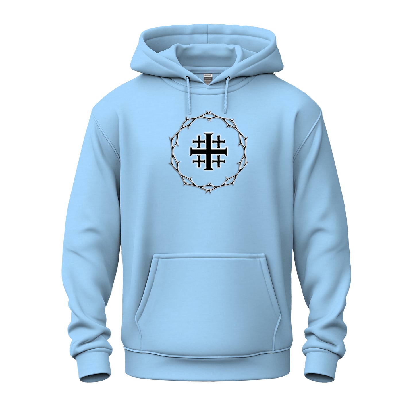 Circle of Thorn with Jerusalem Cross logo Unisex Heavy Blend™ Hooded Sweatshirt
