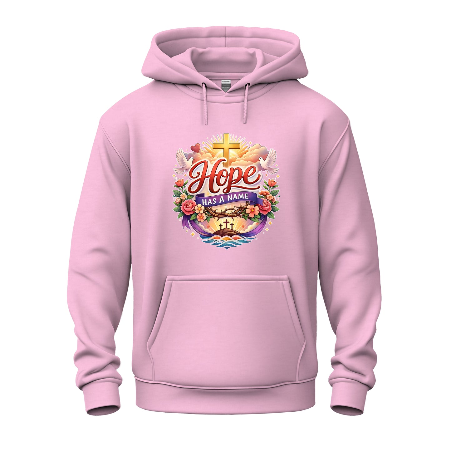 Hope Has A Name Nature Edition Christian Unisex Heavy Blend™ Hooded Sweatshirt