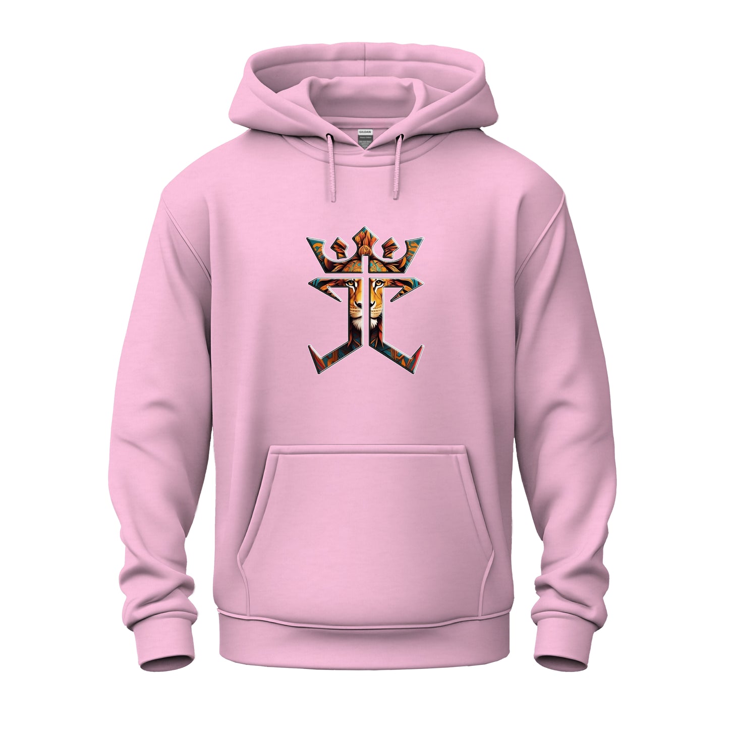 Jesus Christ Is King Lion Of Judah Logo Unisex Heavy Blend™ Hooded Sweatshirt