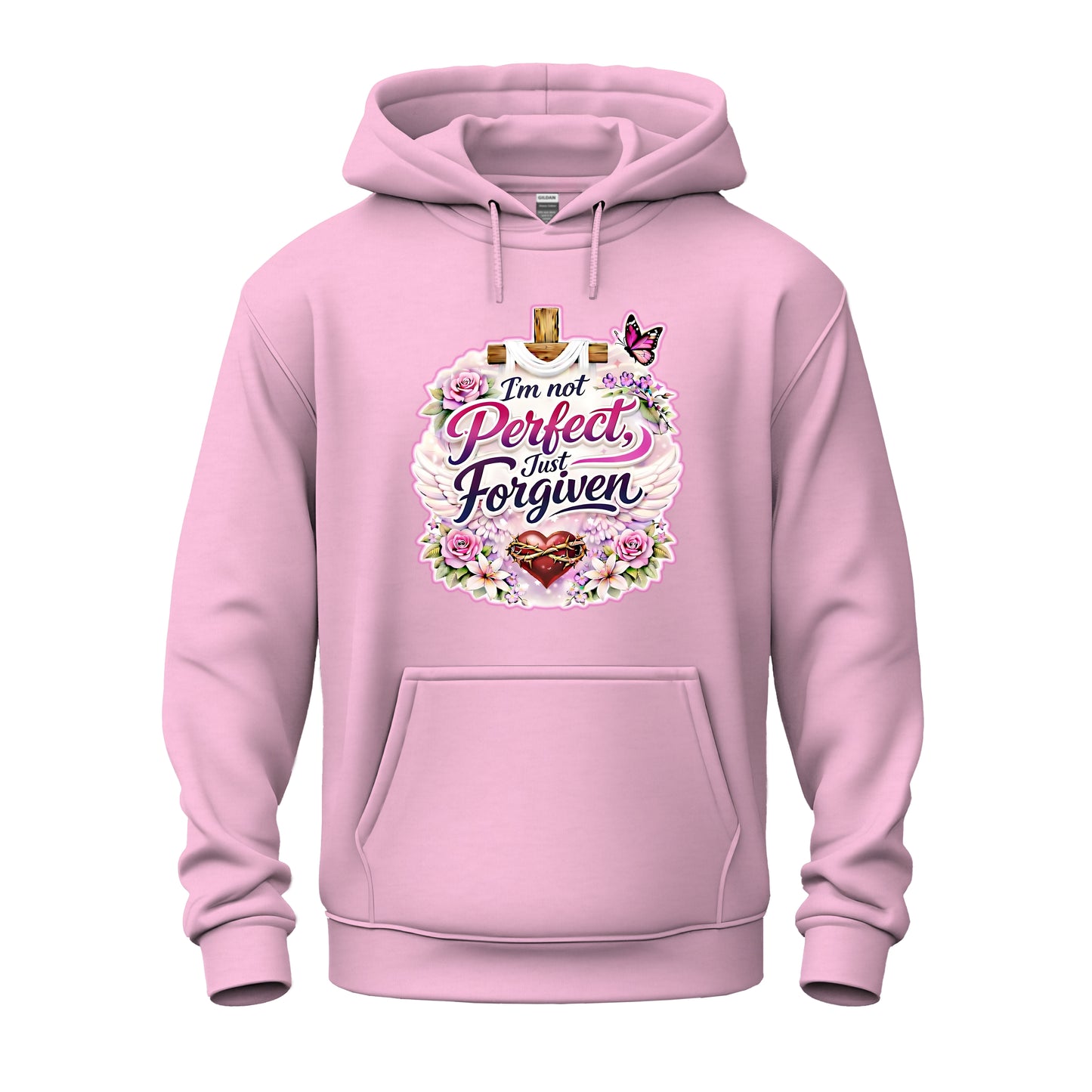 I'm Not Perfect, Just Forgiven Nature Edition Christian Unisex Heavy Blend™ Hooded Sweatshirt