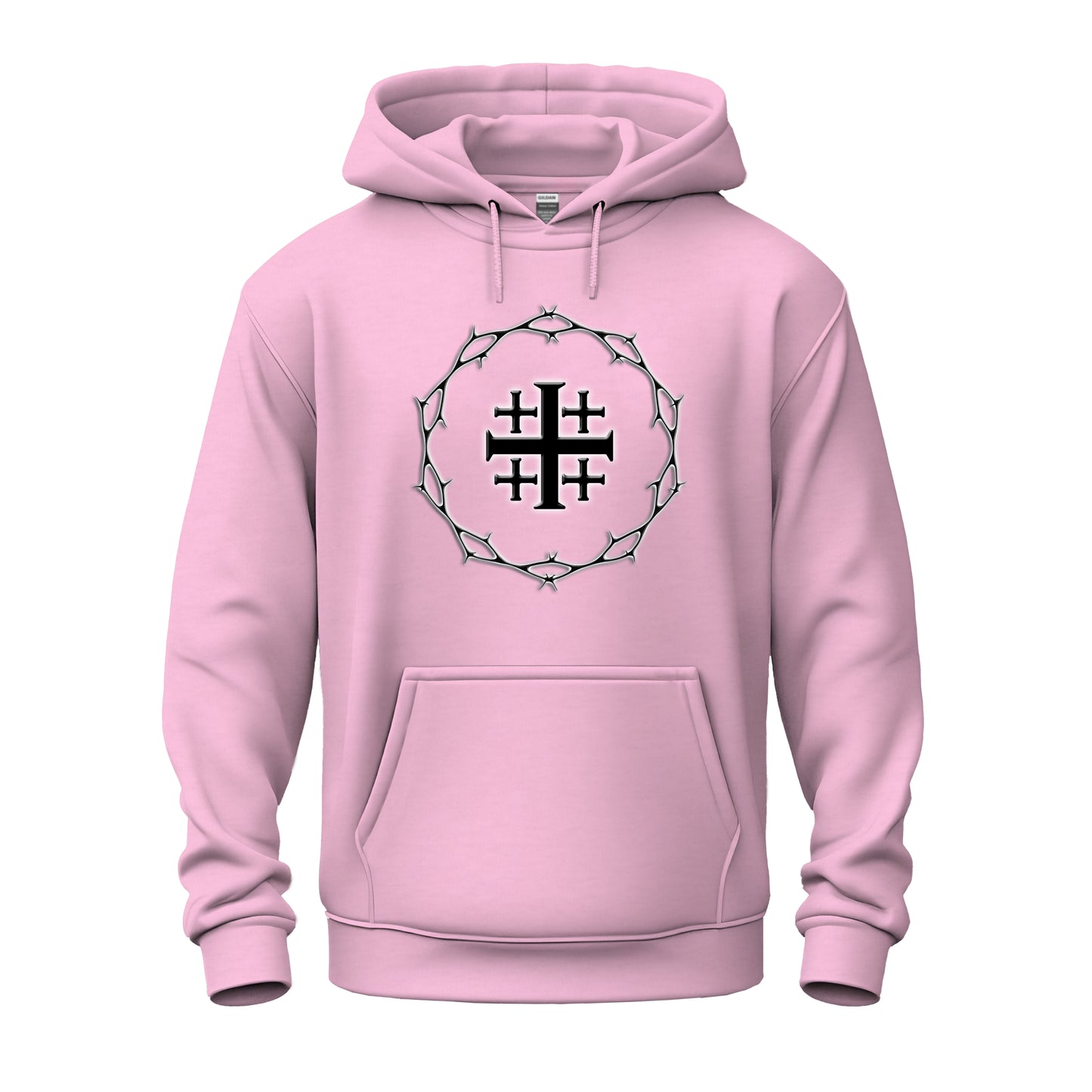 Circle of Thorn with Jerusalem Cross logo Unisex Heavy Blend™ Hooded Sweatshirt