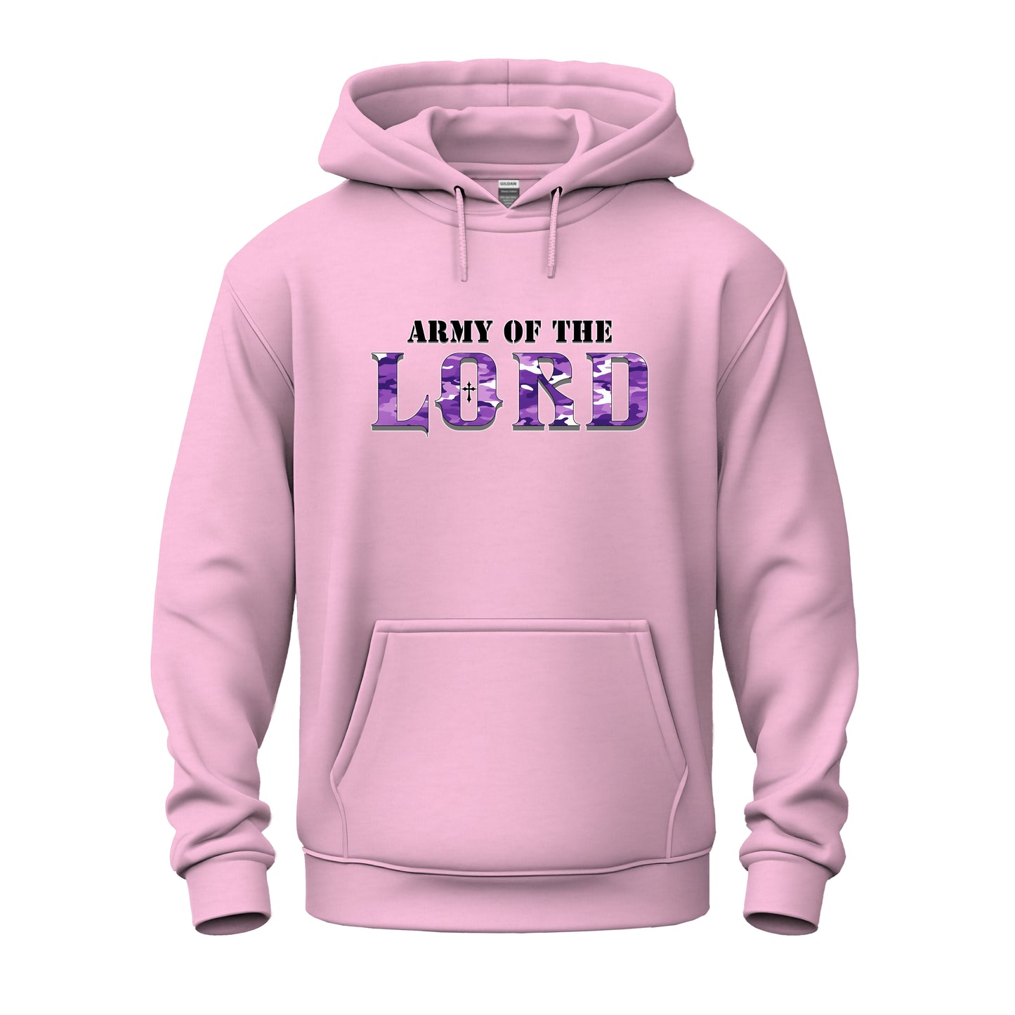Army Of The Lord Purple Camo Unisex Heavy Blend™ Hooded Sweatshirt