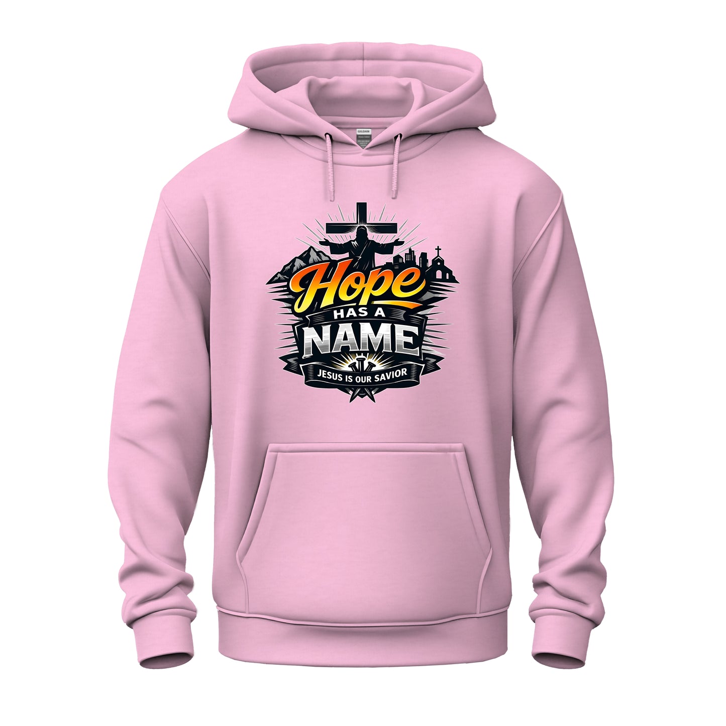 Hope Has A Name Christian Unisex Heavy Blend™ Hooded Sweatshirt
