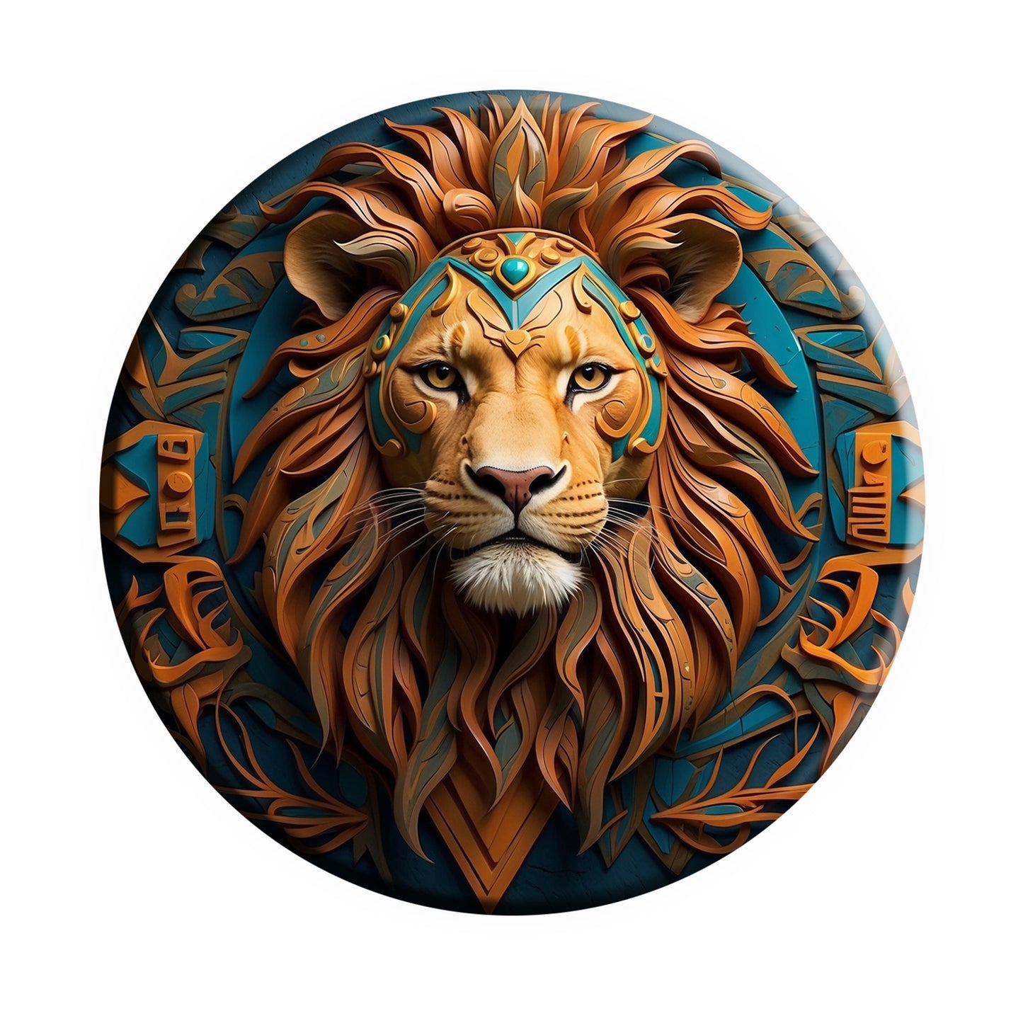 Lionhearted Savior Lion of Judah  Unisex Heavy Blend™ Crewneck Sweatshirt