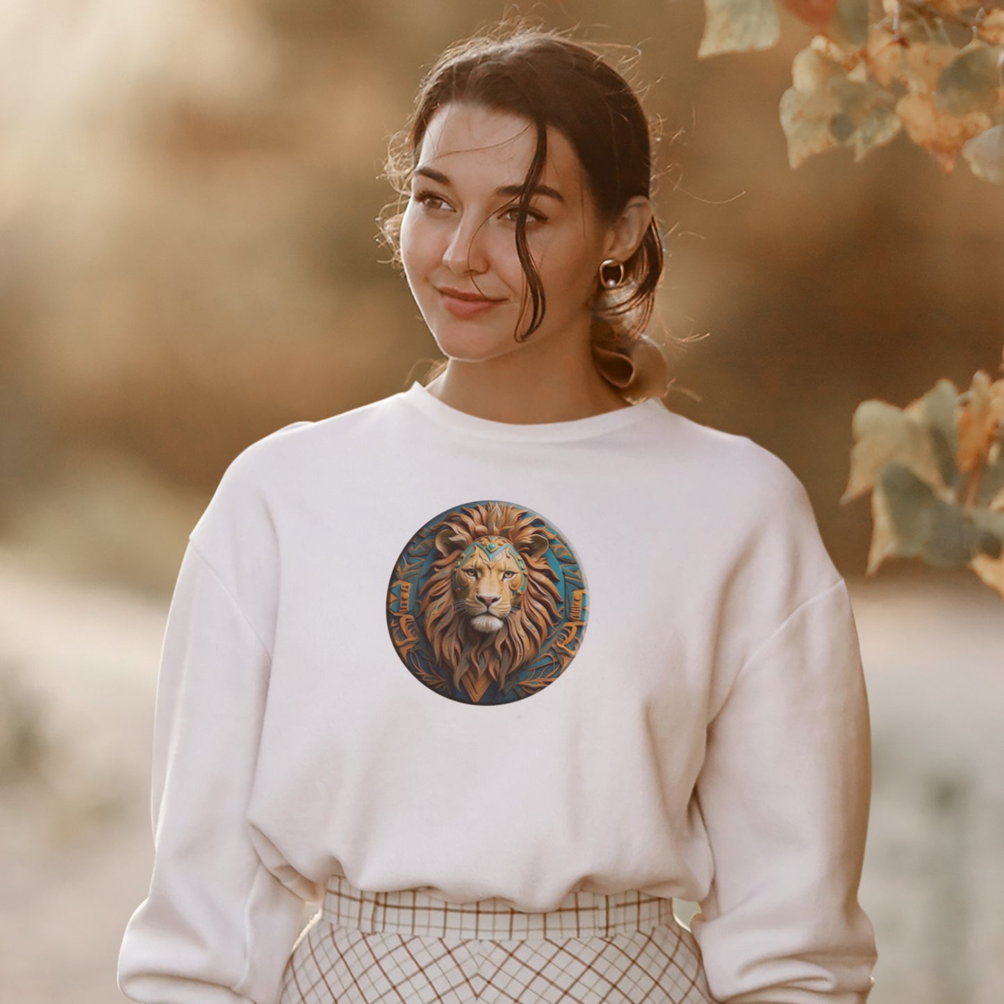 Lionhearted Savior Lion of Judah  Unisex Heavy Blend™ Crewneck Sweatshirt
