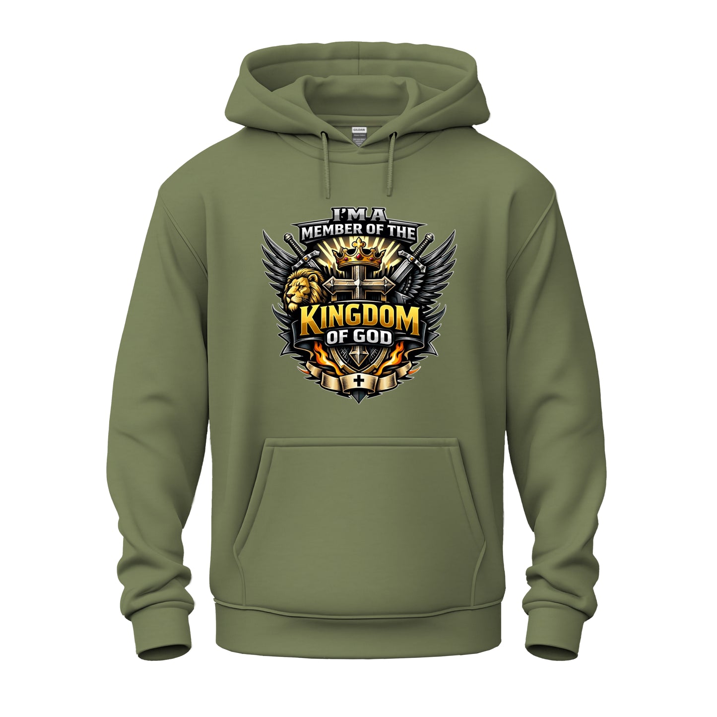 Bold & Warrior-Driven Member of the Kingdom of God Unisex Heavy Blend™ Hooded Sweatshirt
