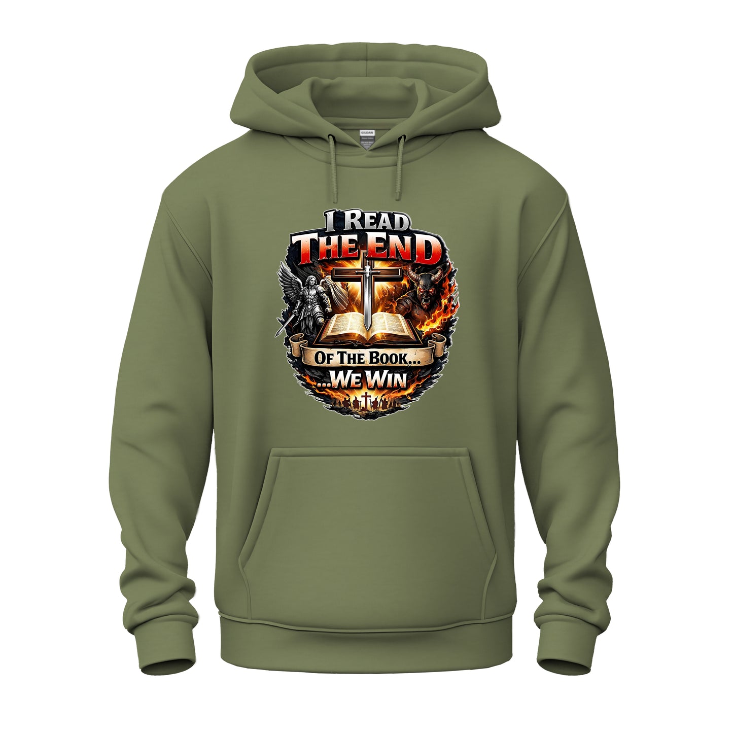 I Read The End Of The Book....We Win!  Heavy Blend™ Hooded Sweatshirt