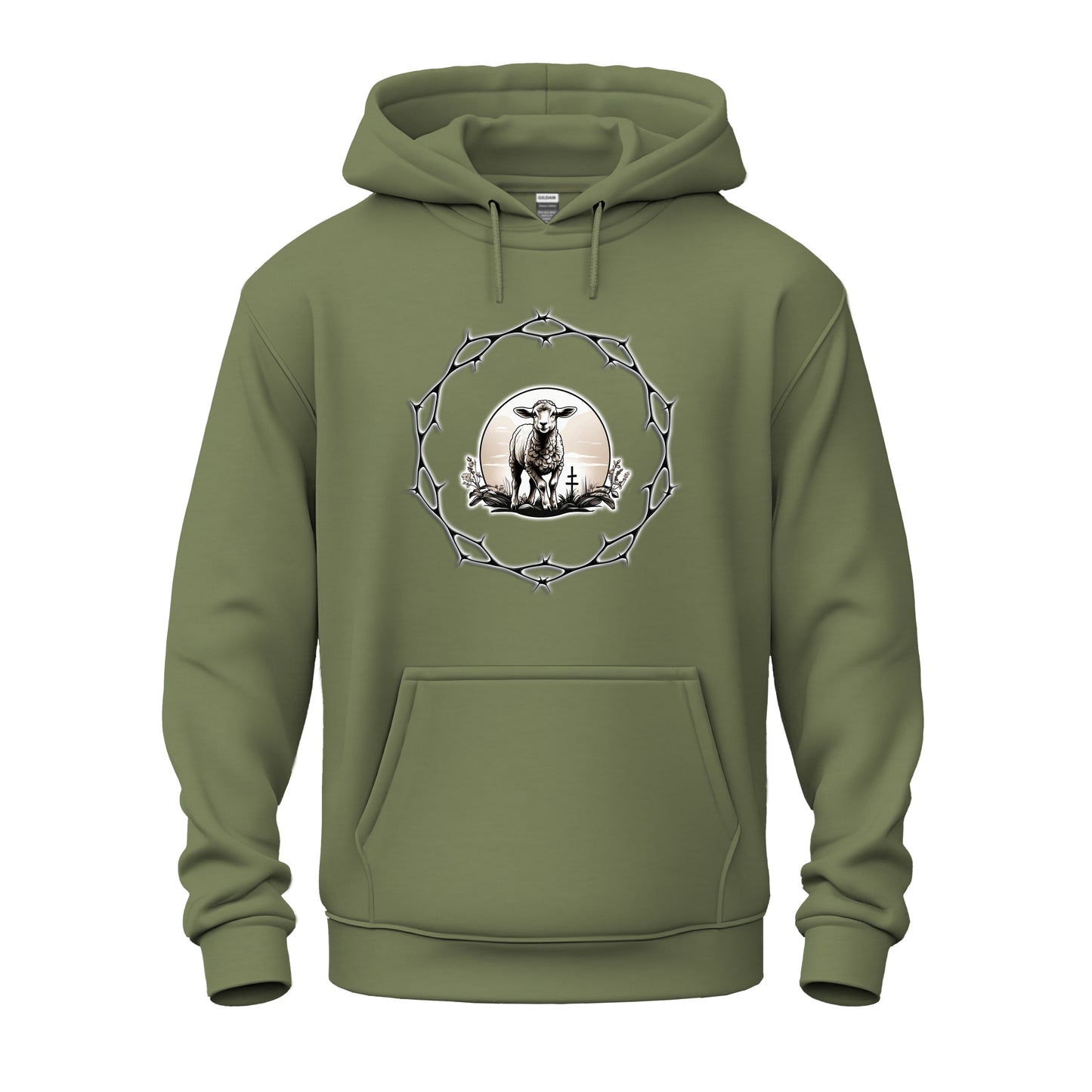 Circle of Thorn with Lamb logo Unisex Heavy Blend™ Hooded Sweatshirt