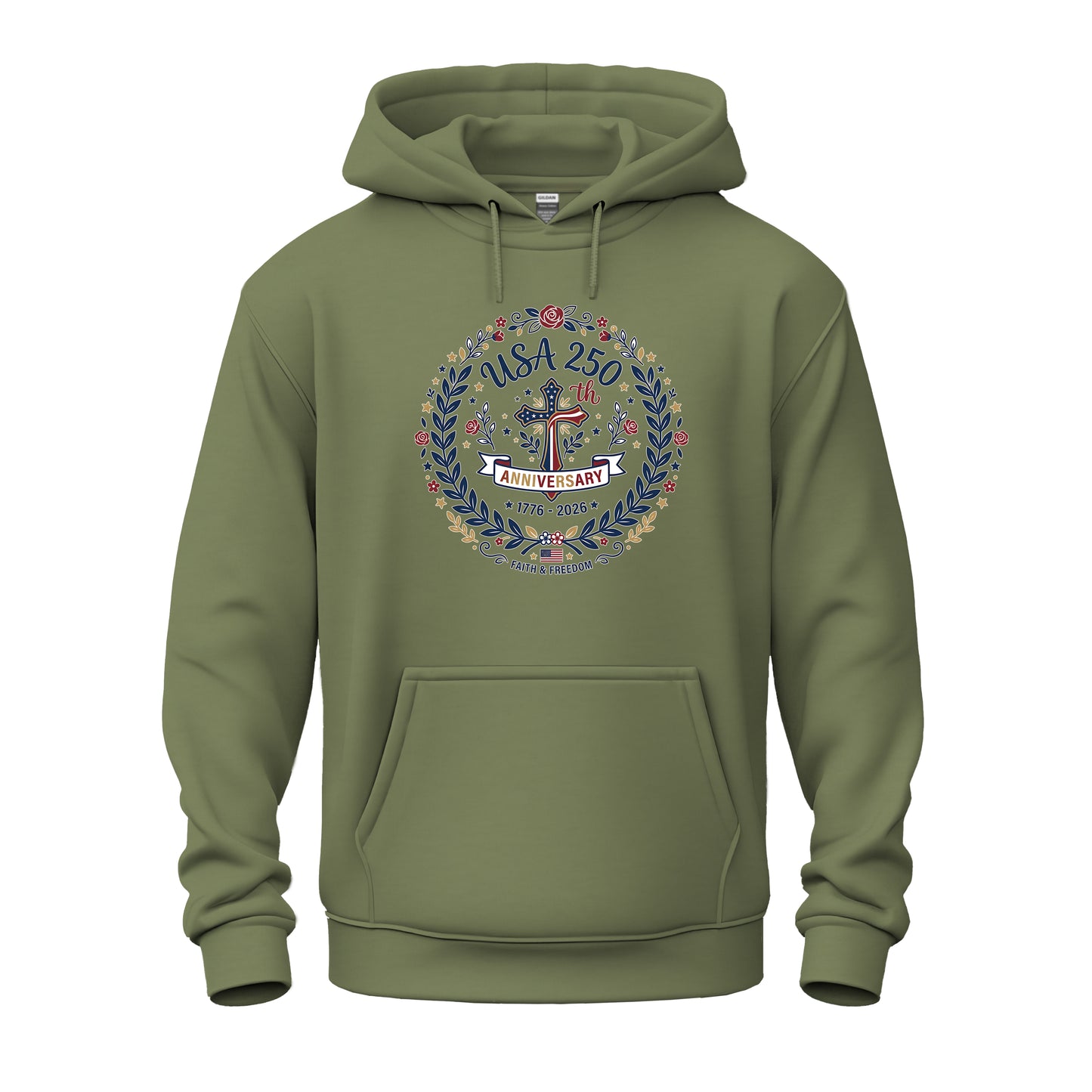 Ladies USA 250th Anniversary Unisex Heavy Blend™ Hooded Sweatshirt
